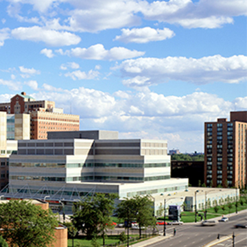 Exterior of Stroger Hospital